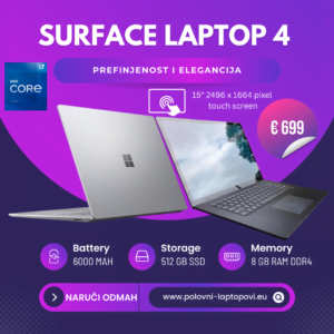 Surface Laptop 4 15 inča